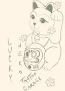 Lucky Neko Tattoo Garage logo