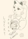 Lucky Neko Tattoo Garage logo