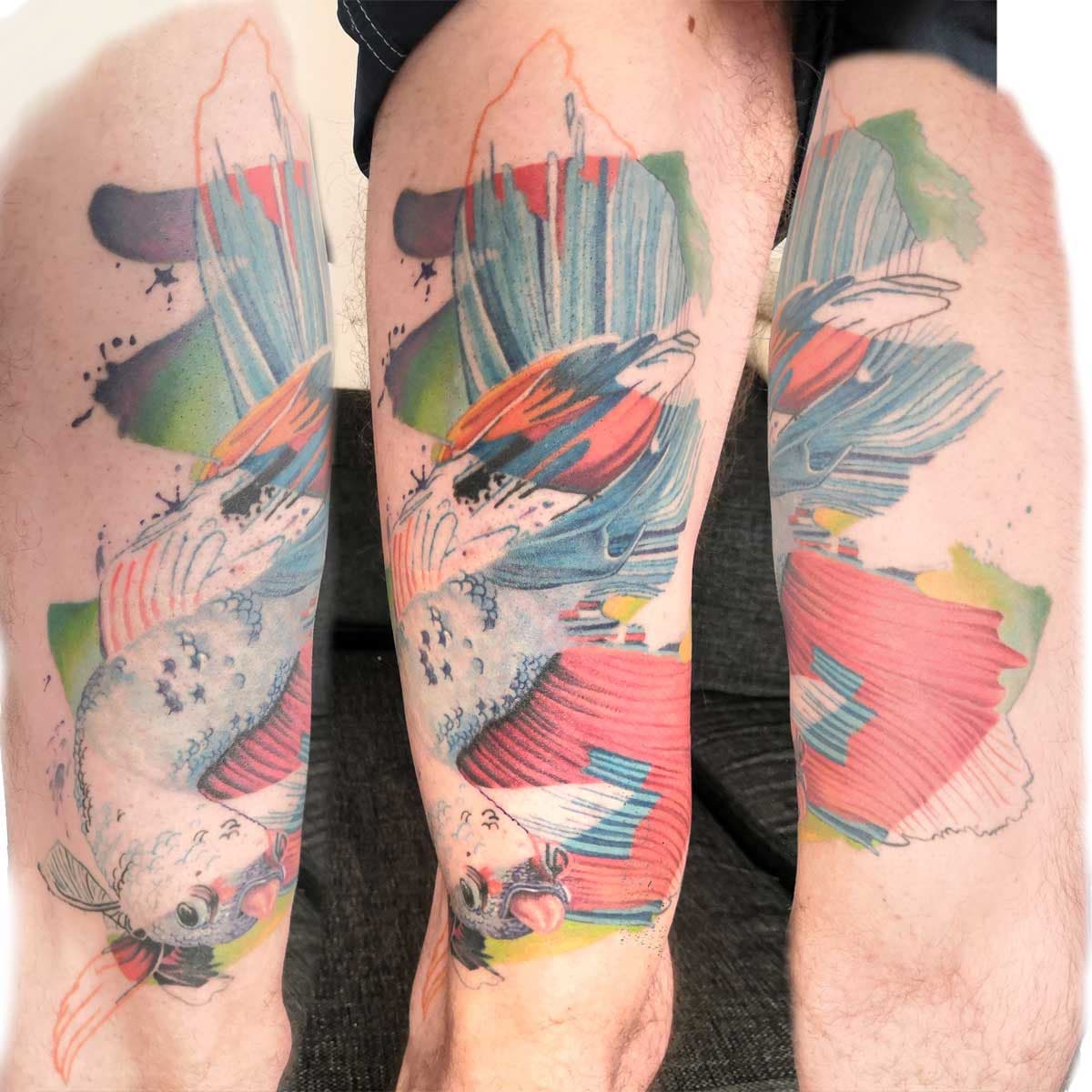 Tattoo work by Julien Arsenie