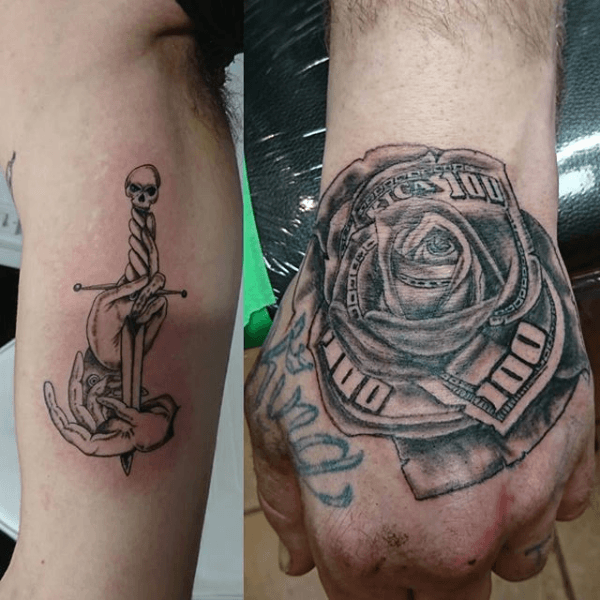 Tattoo work by Jacob Anderson