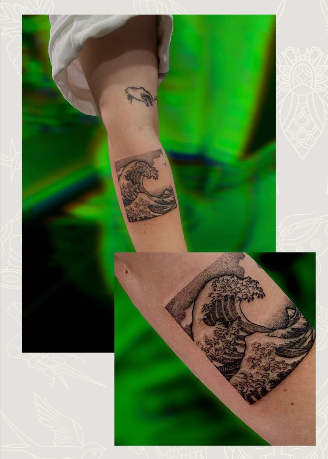 Tattoo work by Frankie T