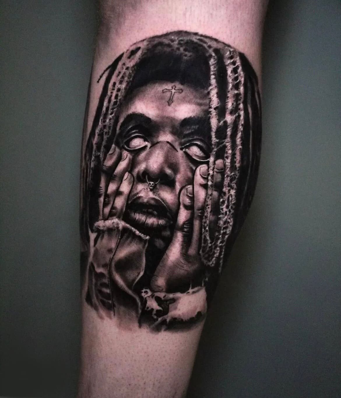 Tattoo work by Rodrigo Malaghini