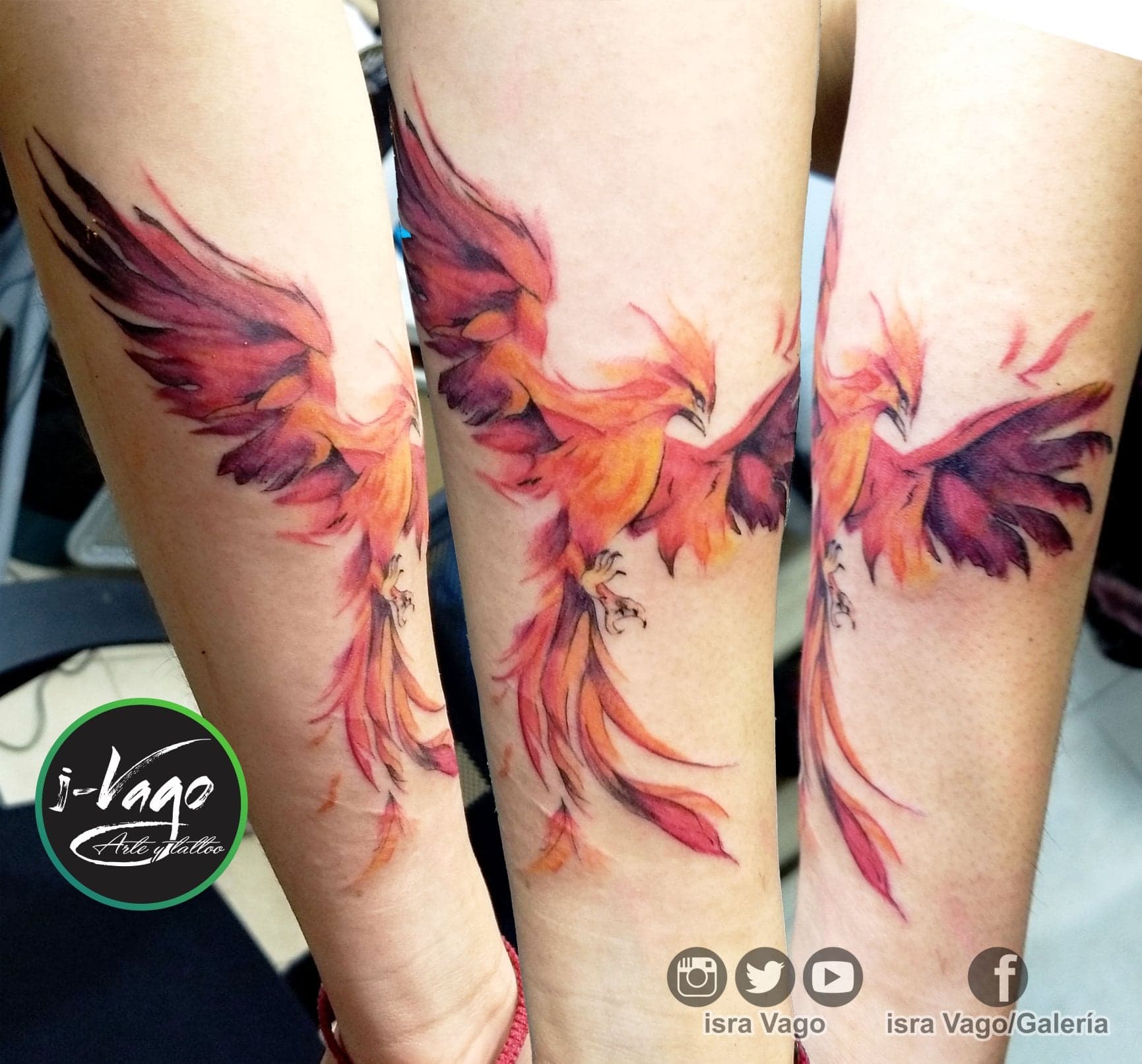 Tattoo work by Israel Castro Olvera