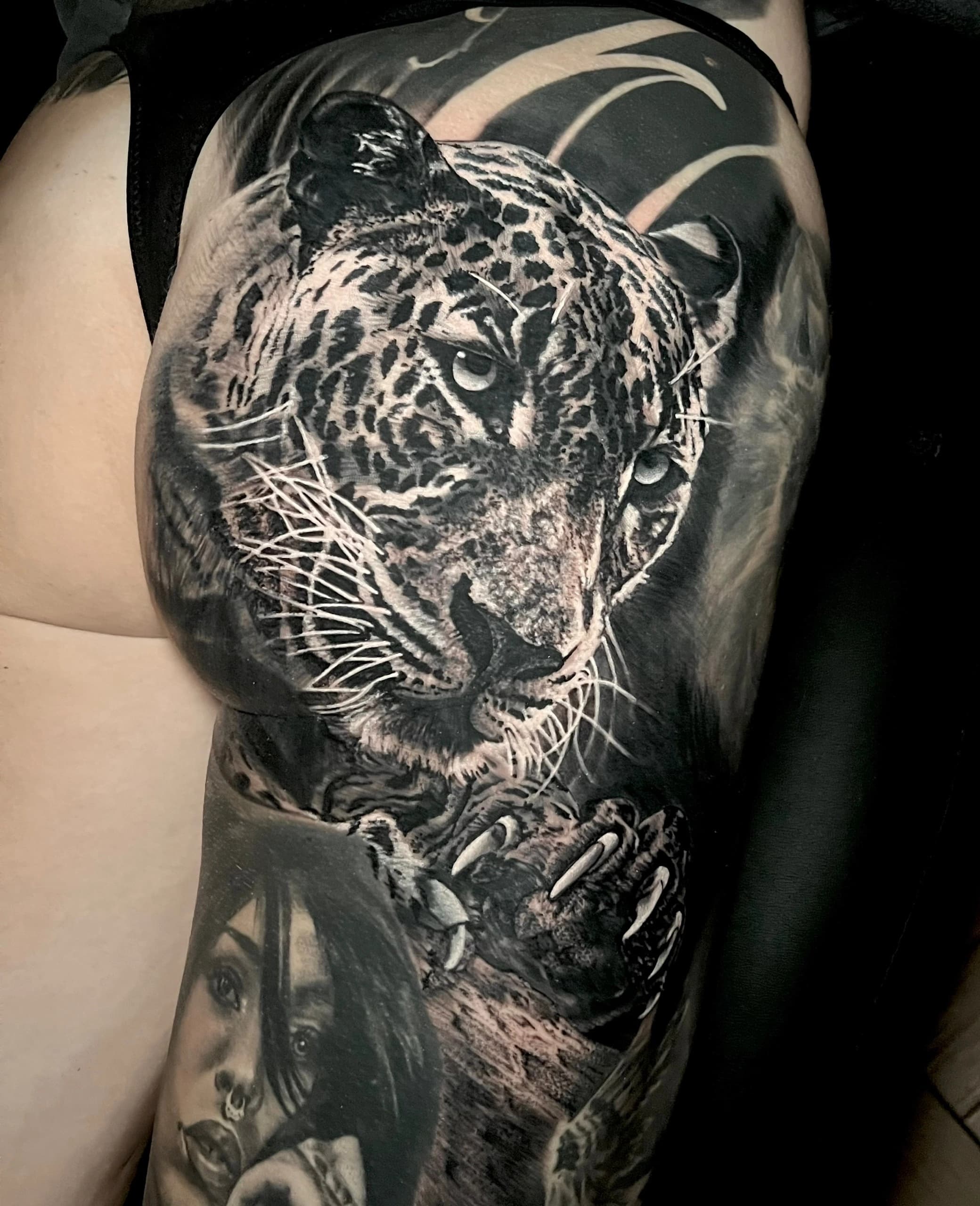 Tattoo work by Anton Zhuk