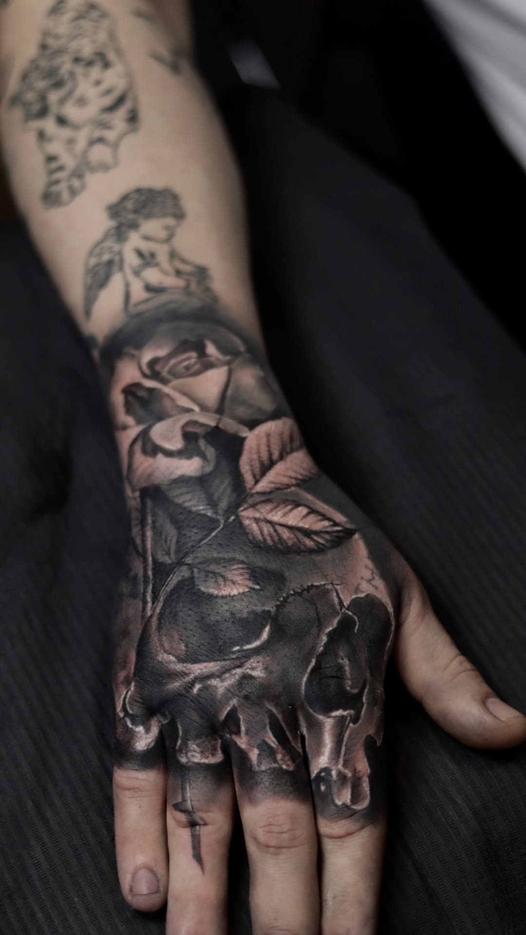 Tattoo work by Egab Alazzam