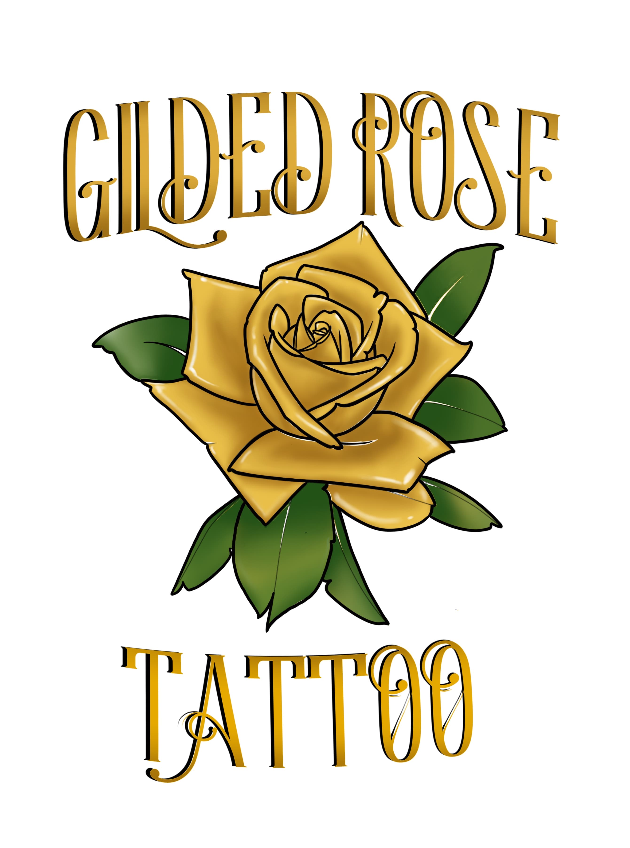 Gilded Rose Tattoo