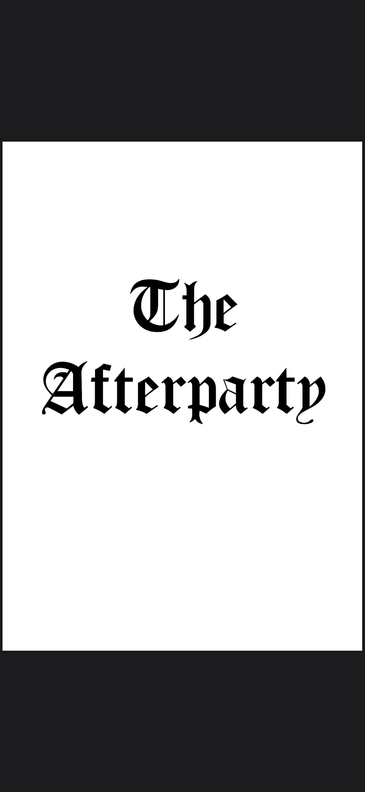 The Afterparty