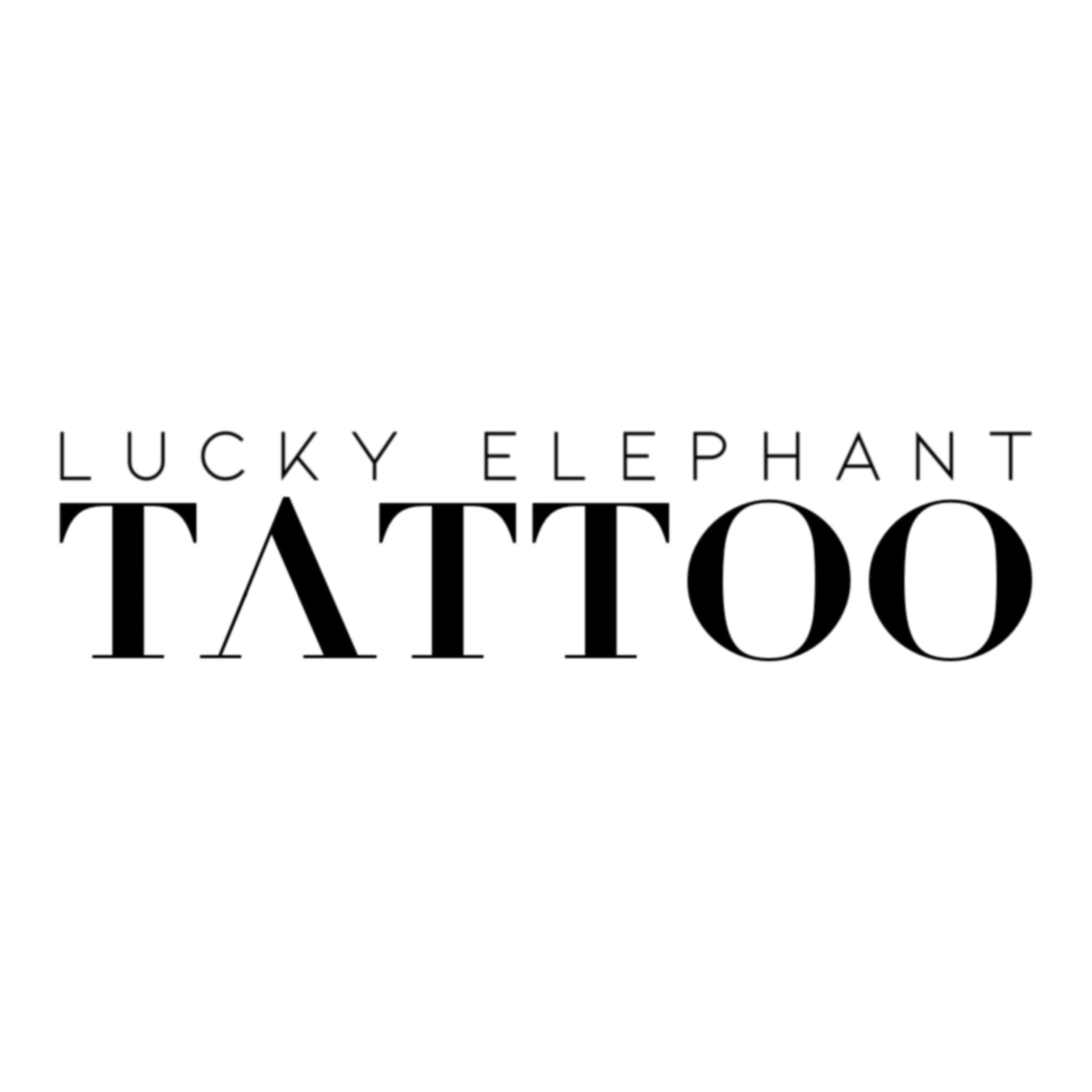 Lucky Elephant Tattoo