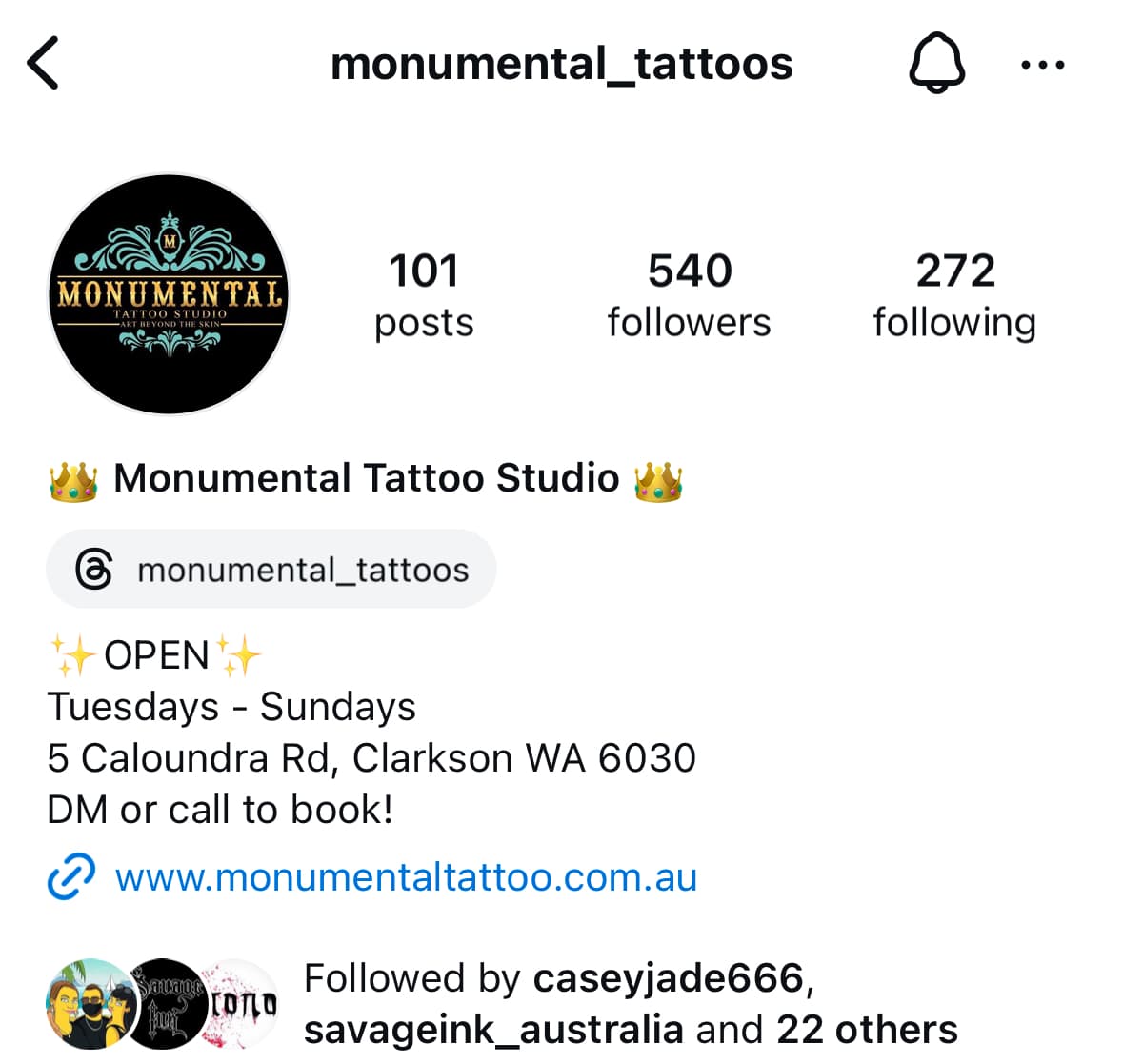 Monumental Tattoo Studio
