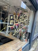 The Black mantis tattoo&piercing logo