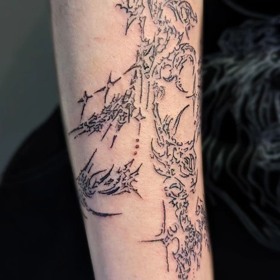 Tattoo work by Anastasiia Vovchok