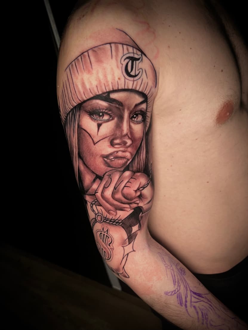 Tattoo work by Simon Otaf