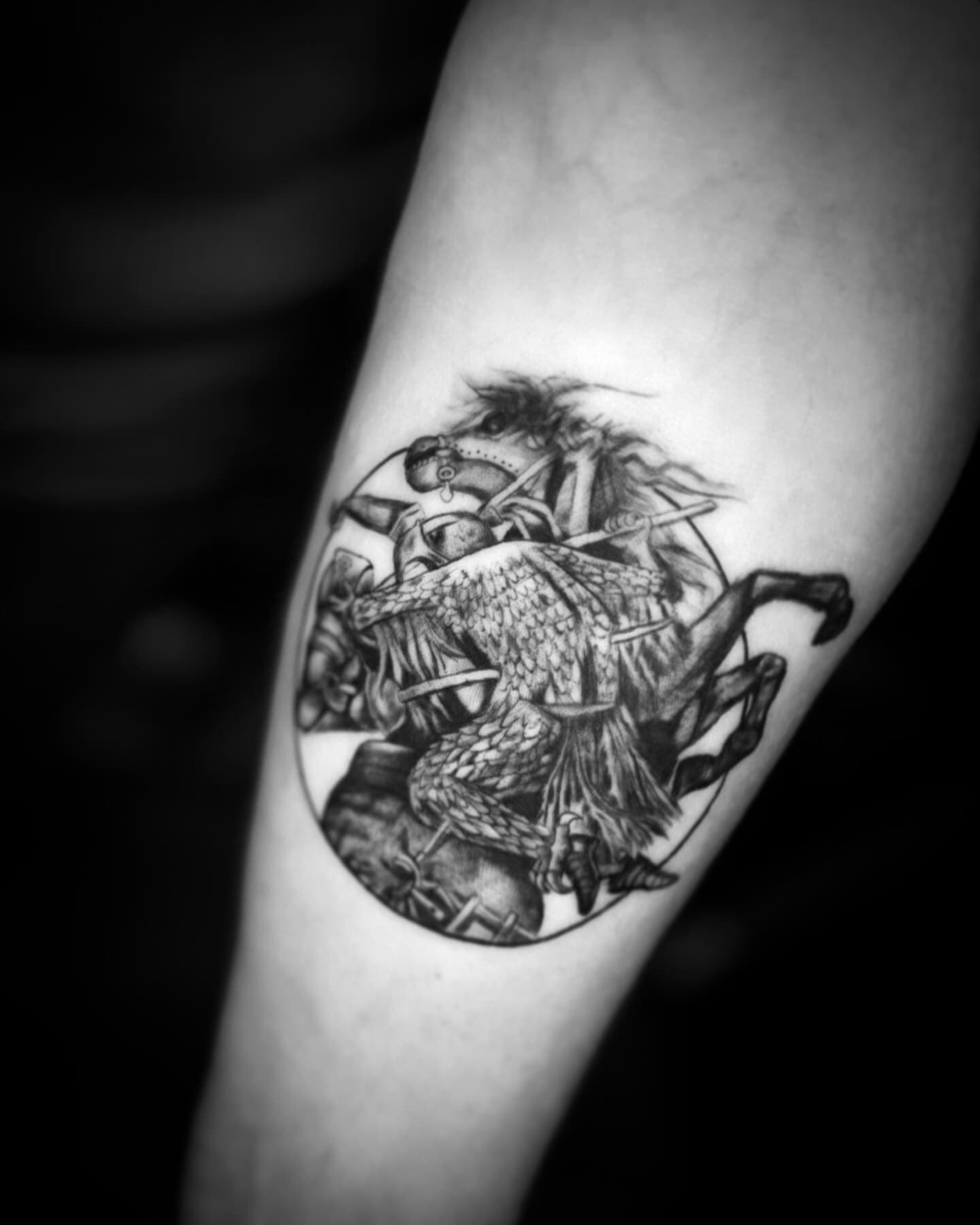 Tattoo work by Jesus Franco