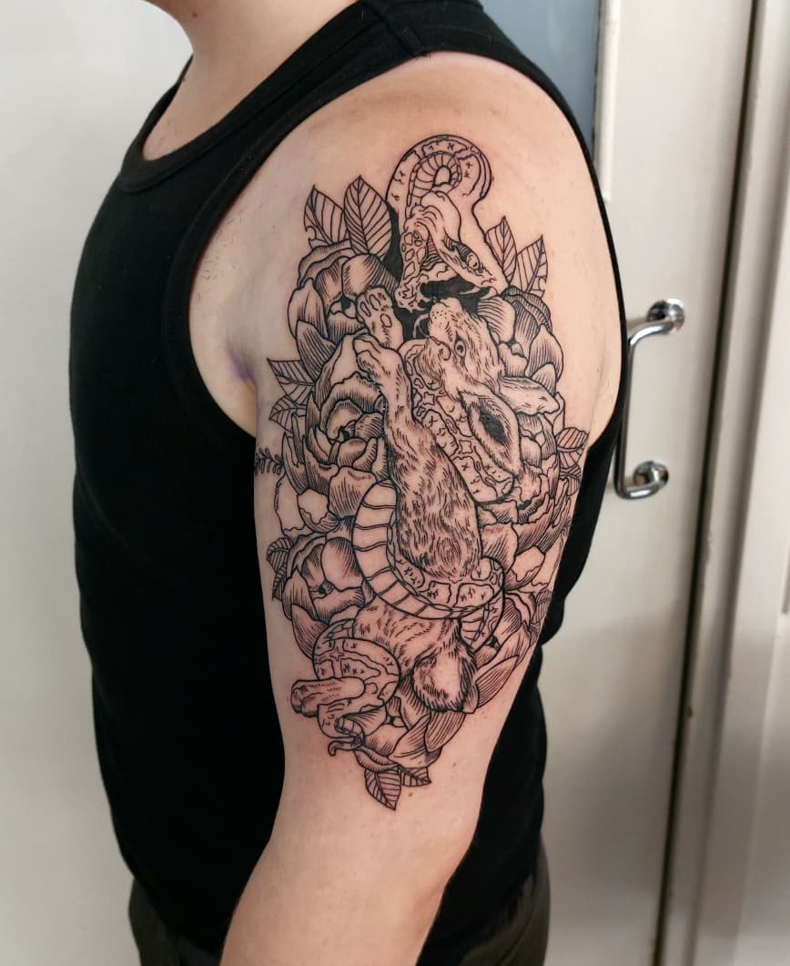 Tattoo work by Anna Pilkkakangas