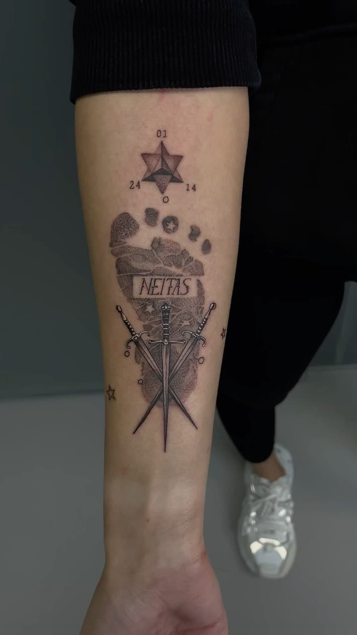 Tattoo work by Arnas Savela