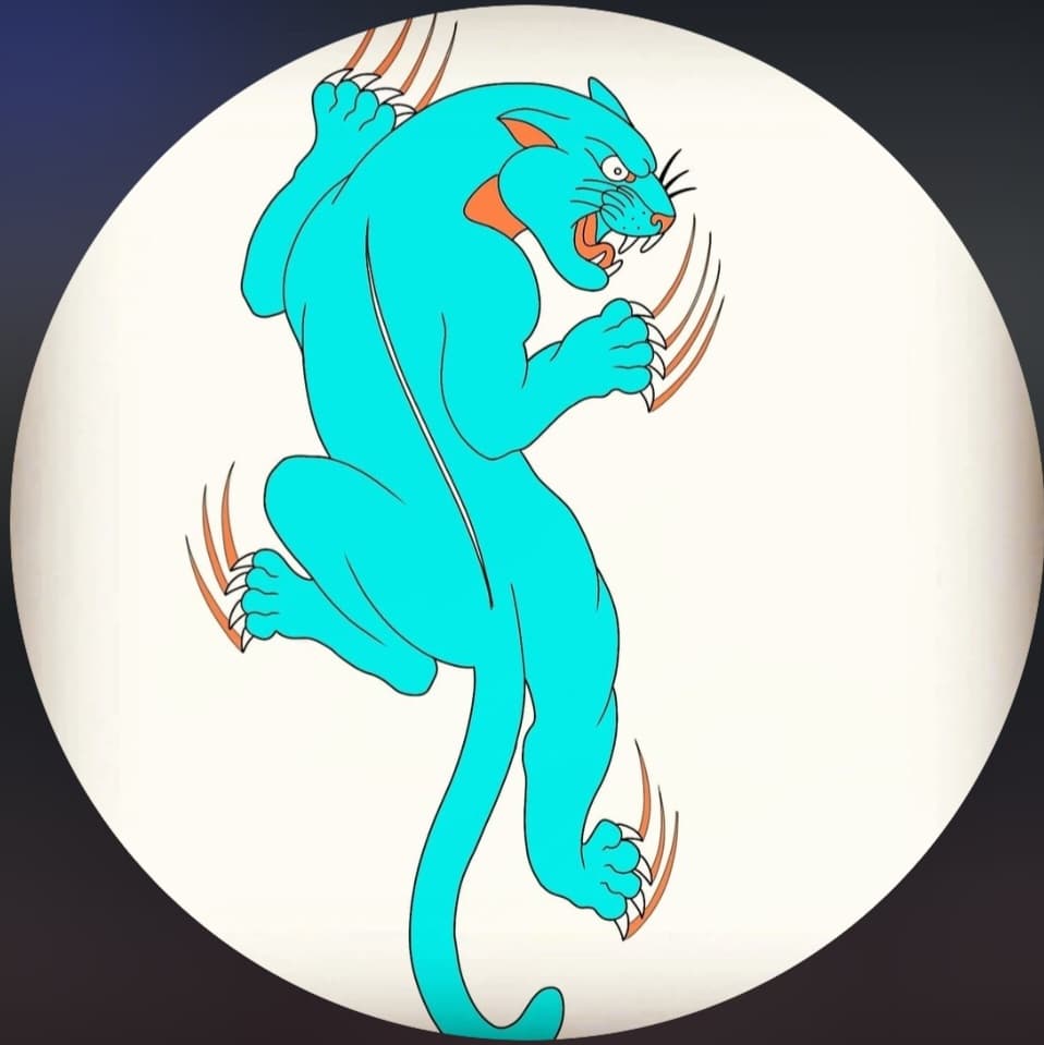 Turquoise Panther Tattoo
