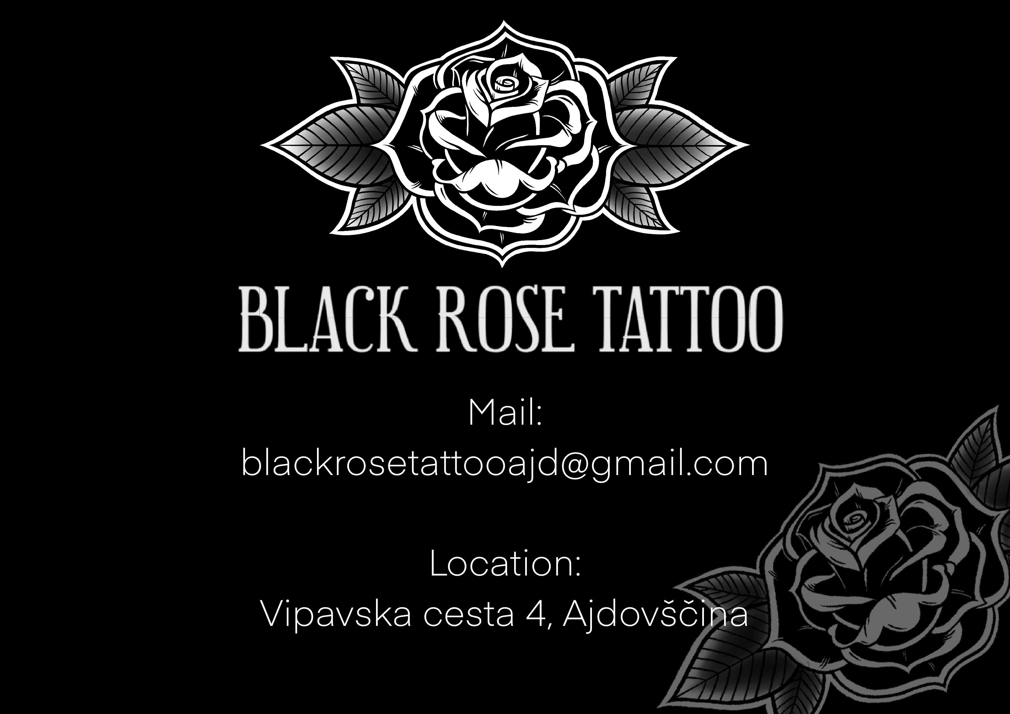 BLACK ROSE TATTOO STUDIO AJDOVŠČINA