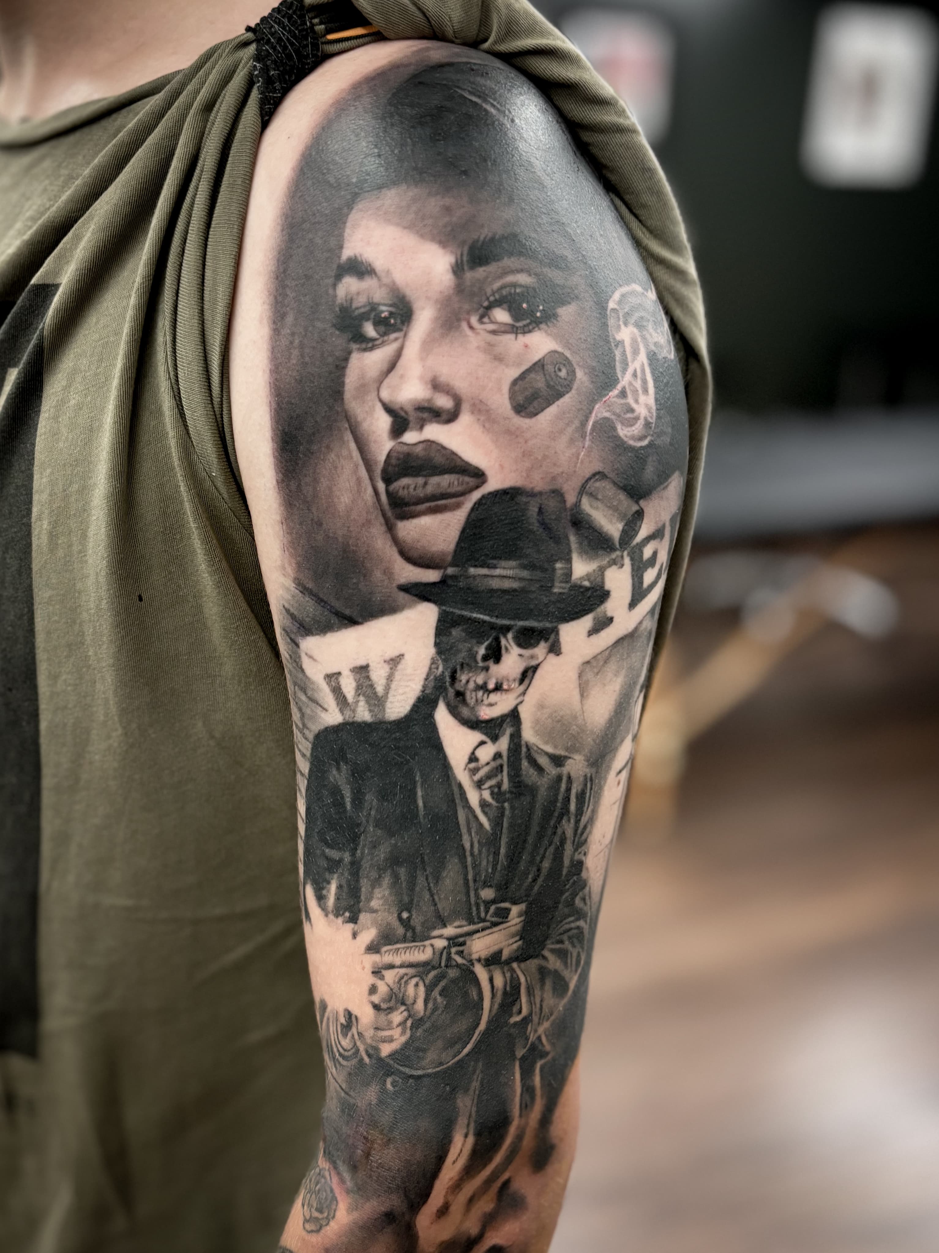 Tattoo work by