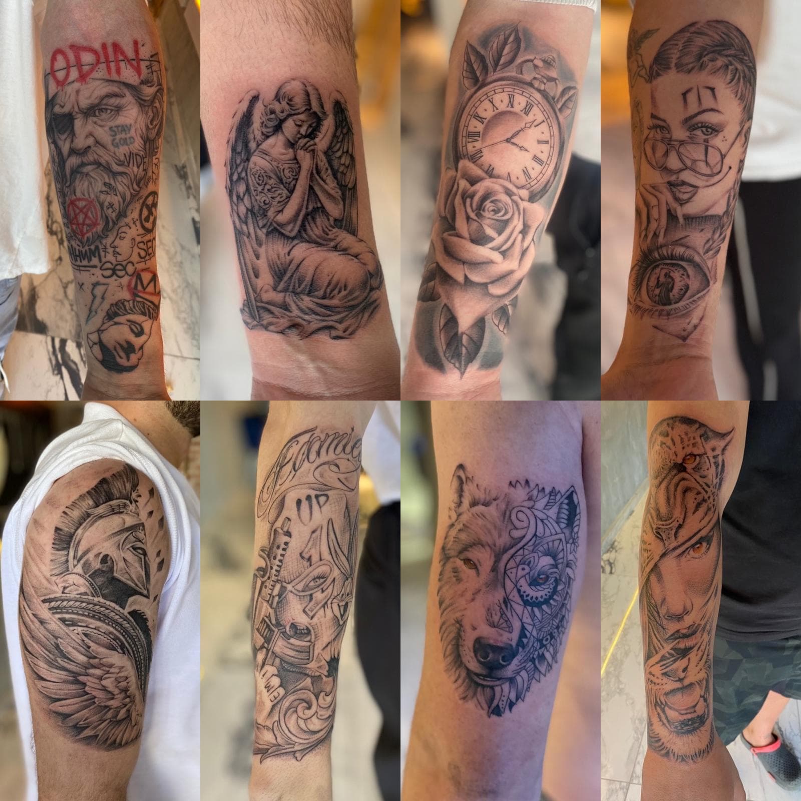 Tattoo work by Tuncay Akyüz