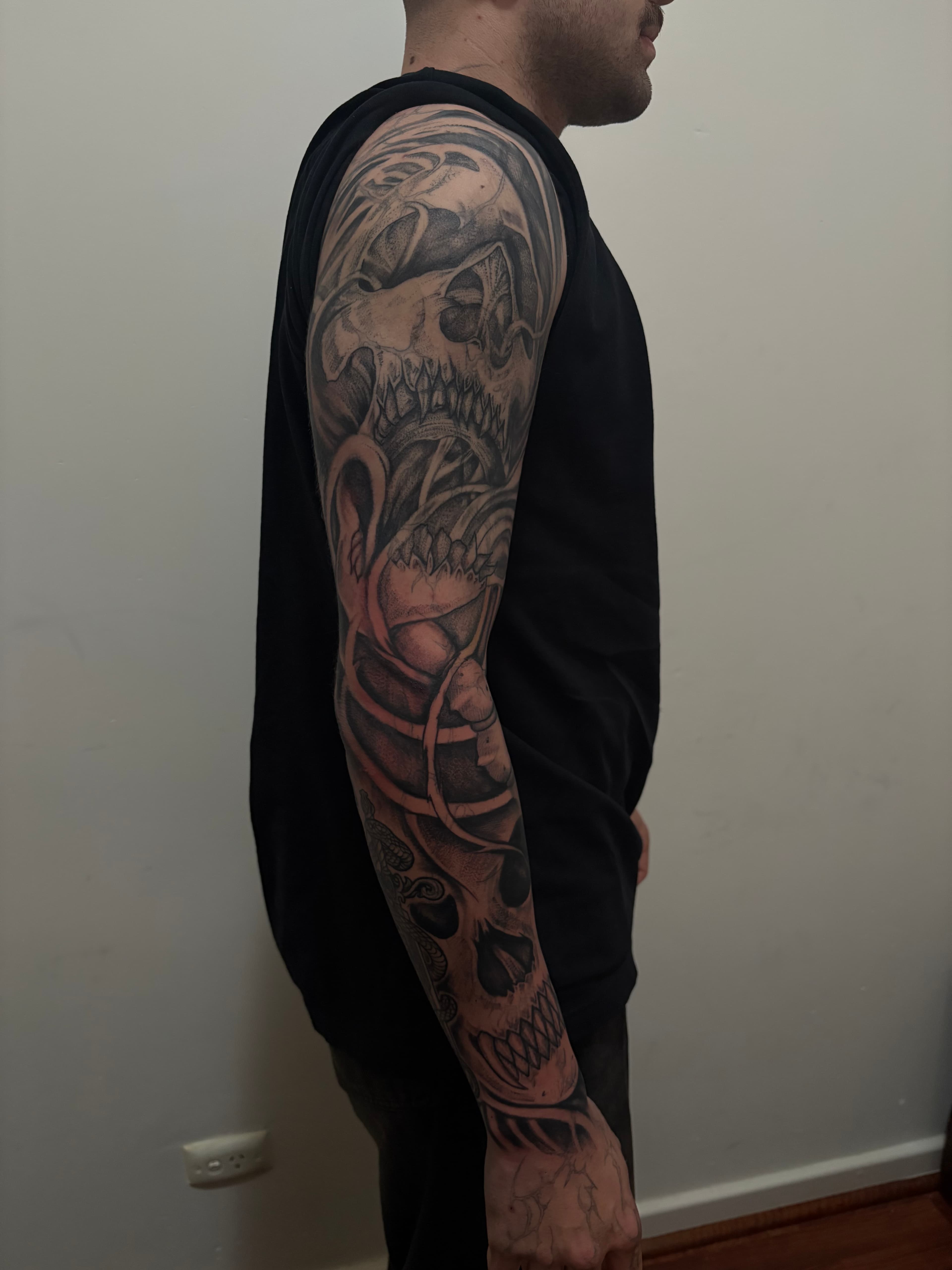 Tattoo work by