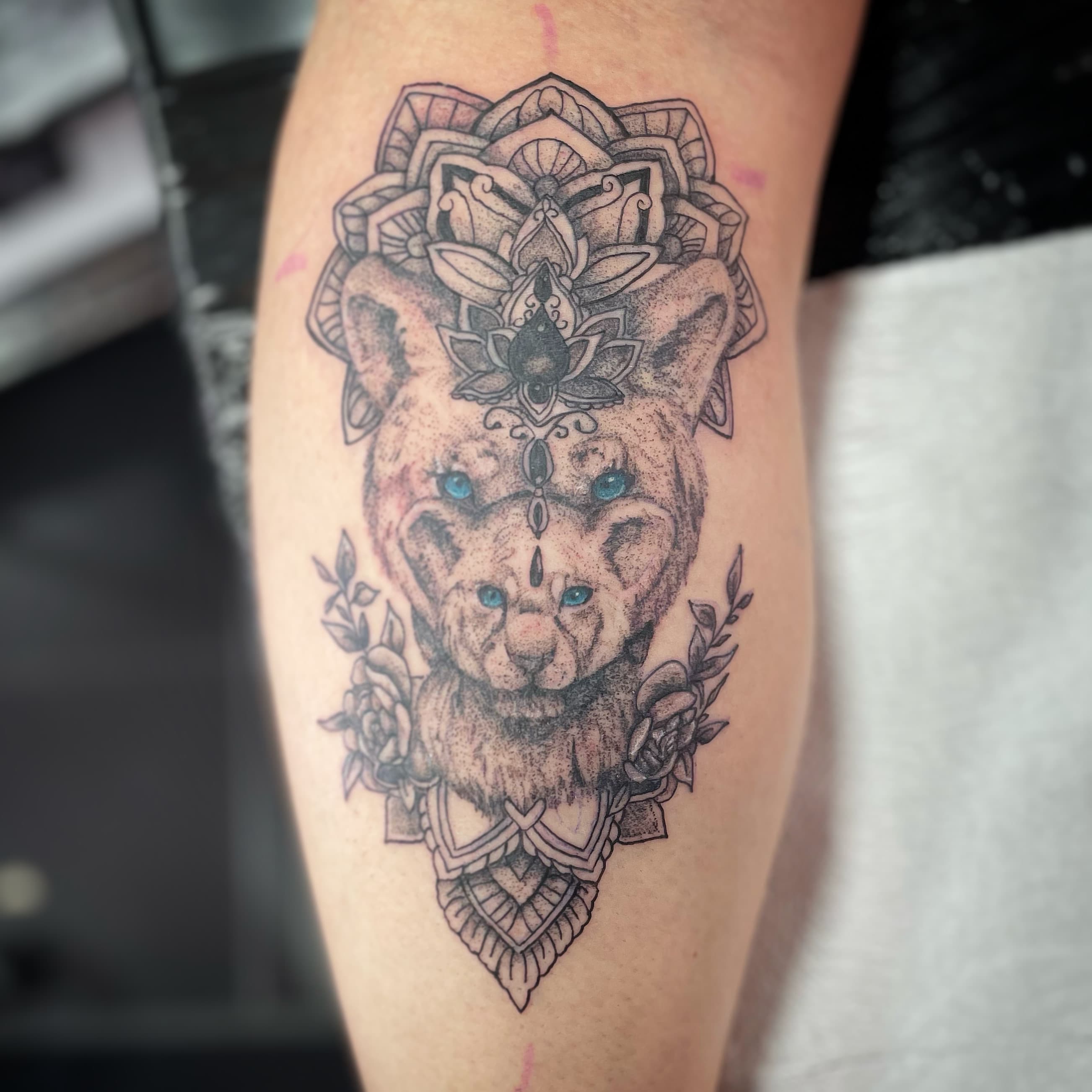 Tattoo work by