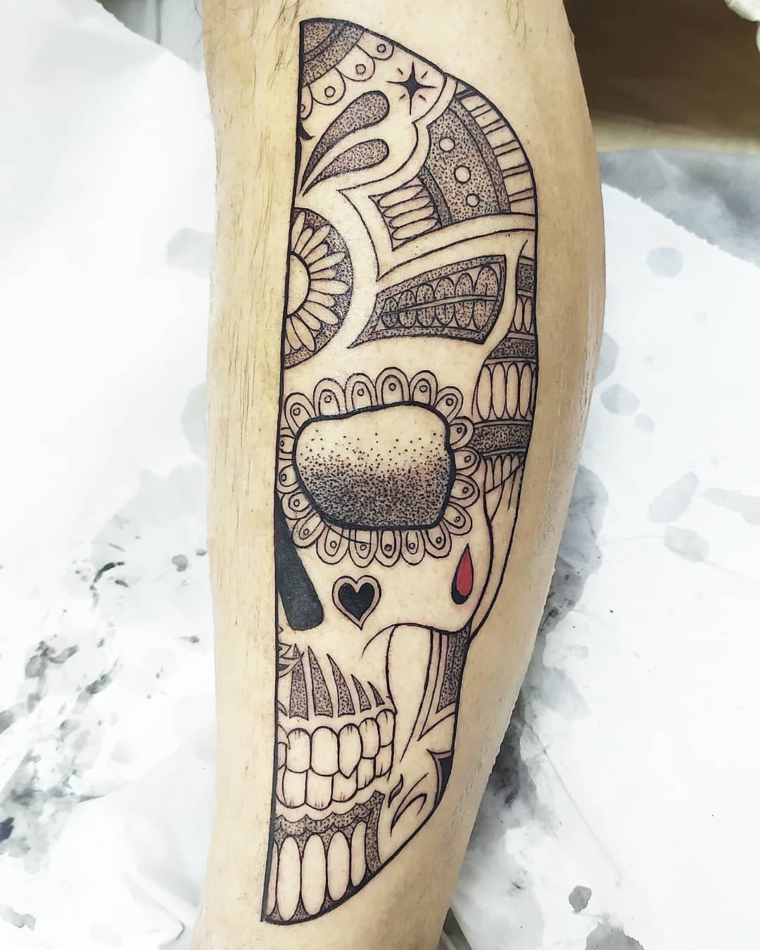 Tattoo work by