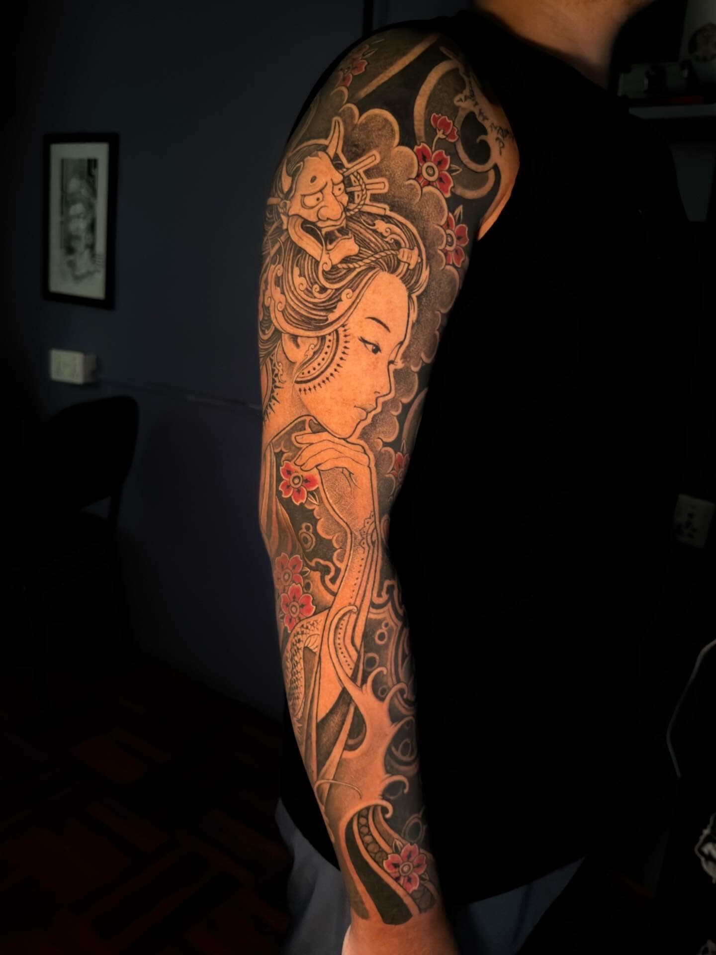 Tattoo work by