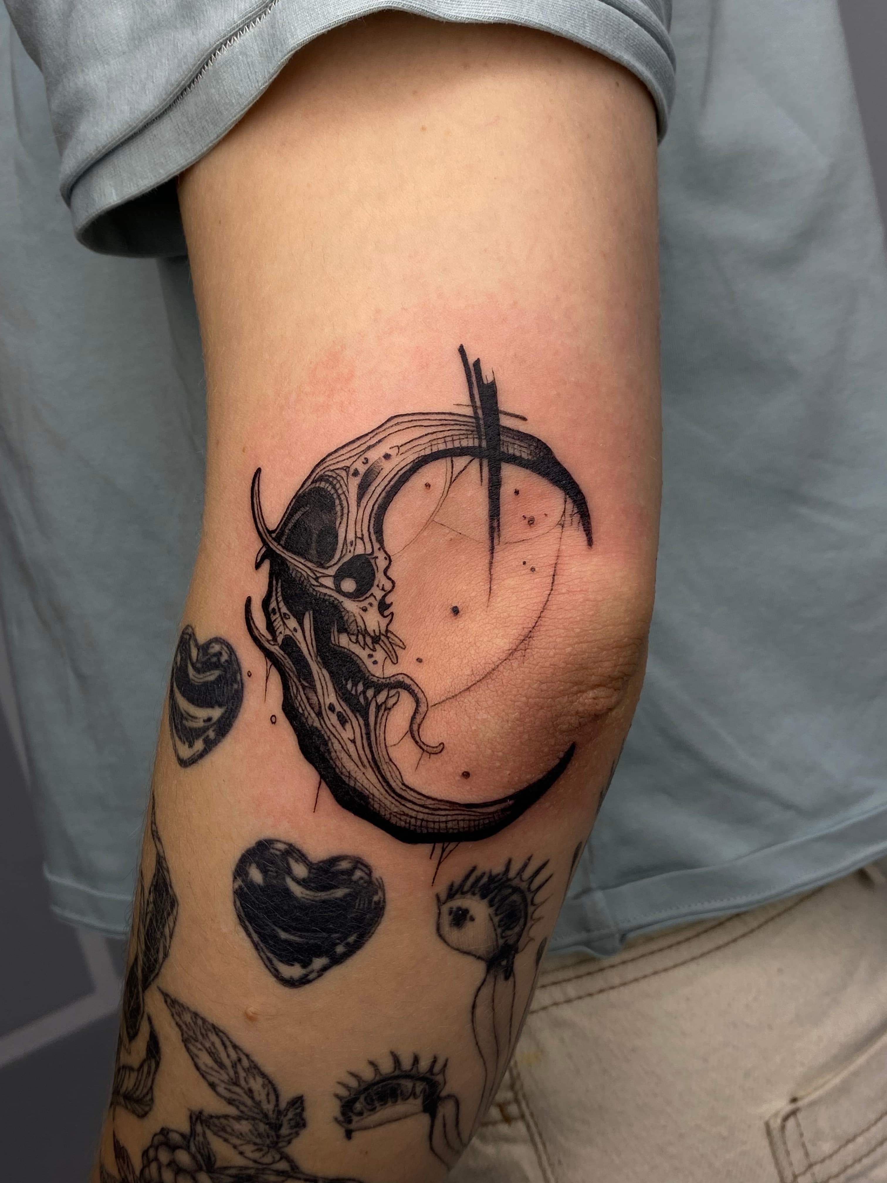 Tattoo work by Oleksandra Topolska