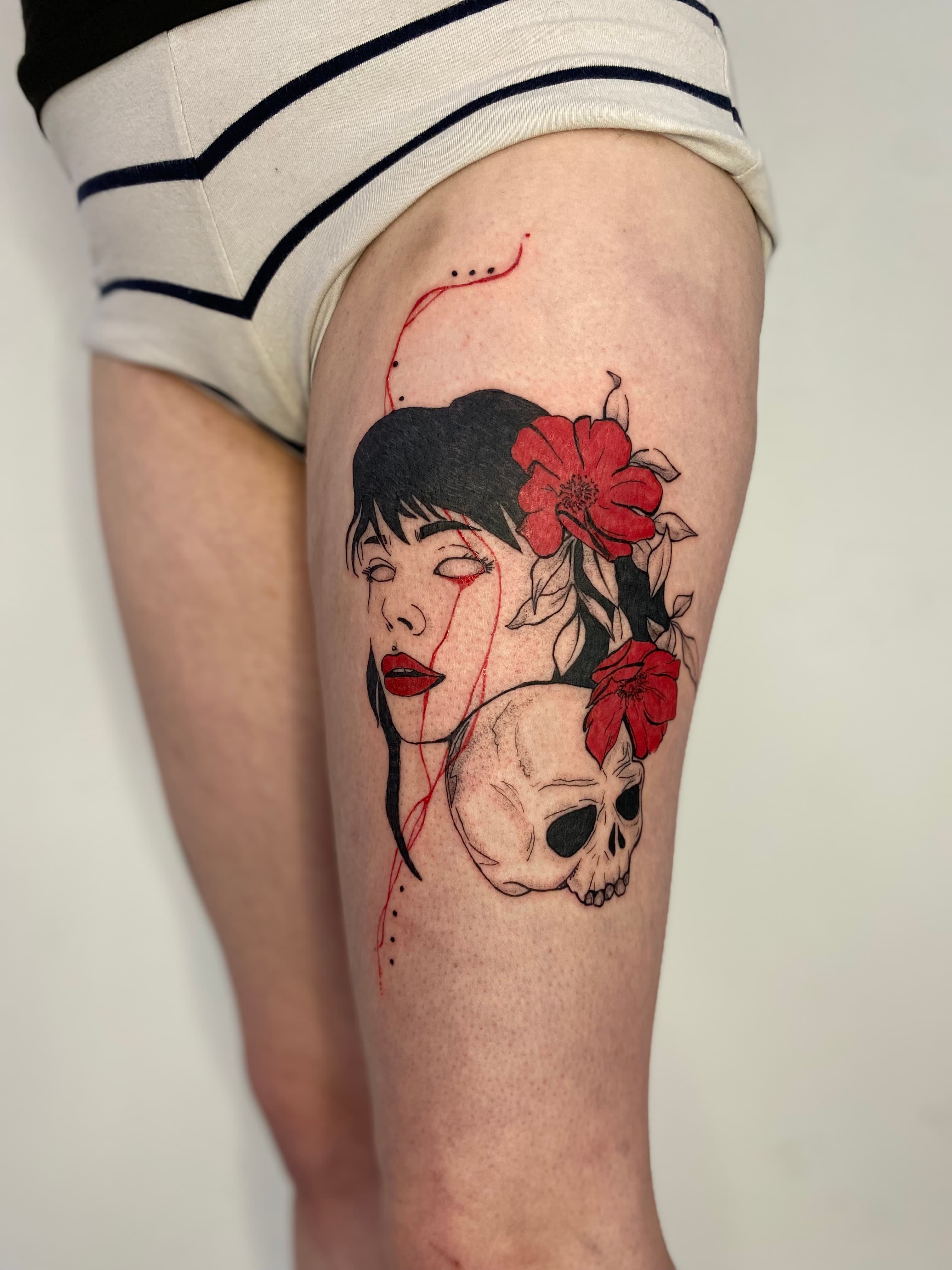 Tattoo work by Tončica Knez