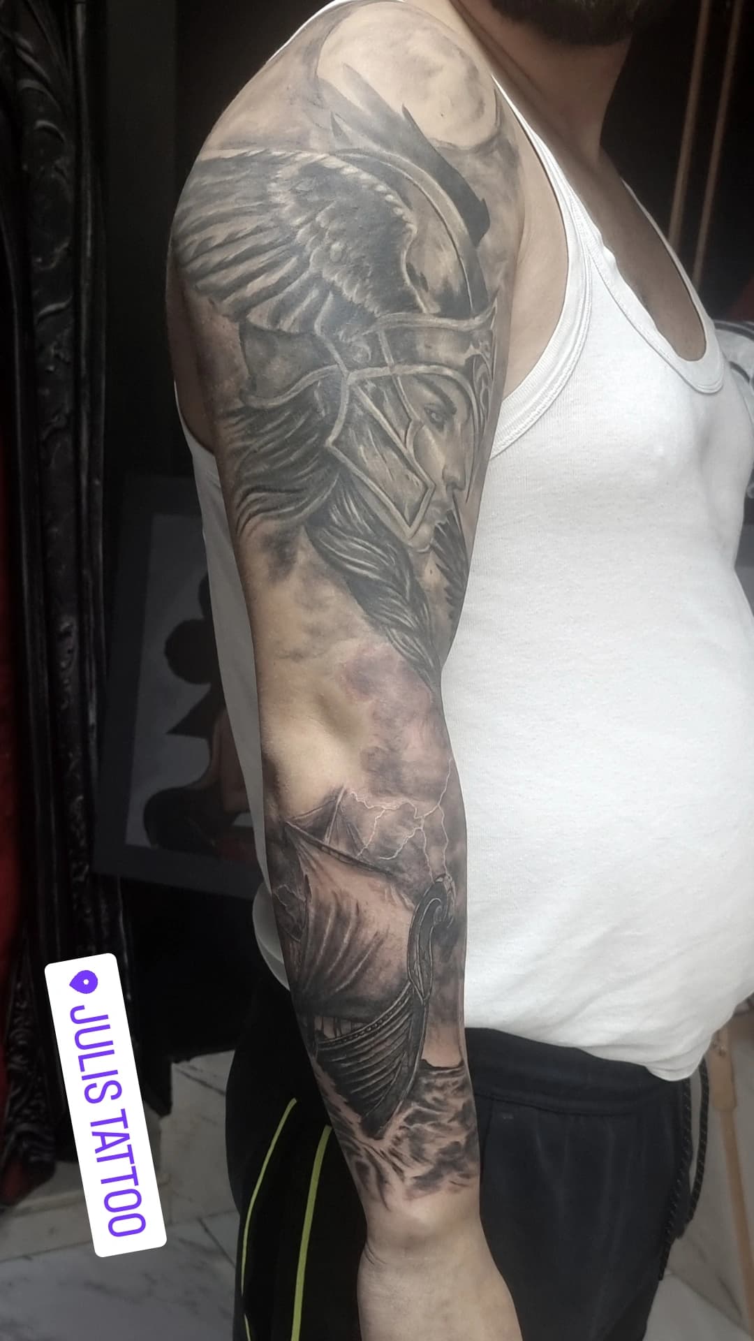 Tattoo work by Julis Aliaj