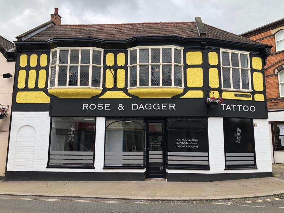 Rose & Dagger Tattoo