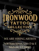 Ironwood tattoo collective logo