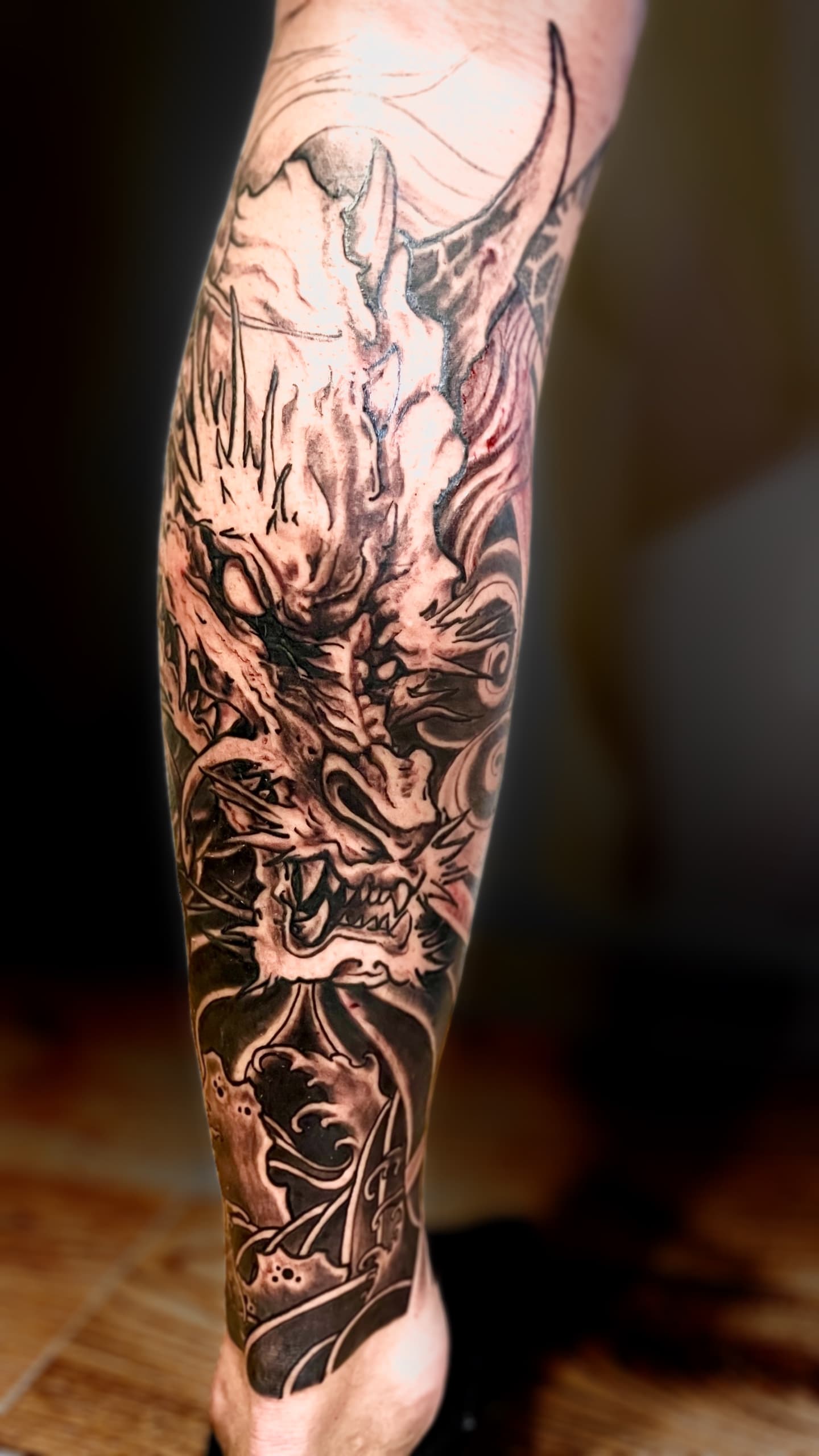 Tattoo work by