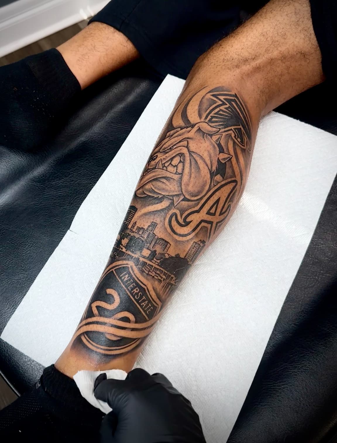 Tattoo work by Leio Liburd