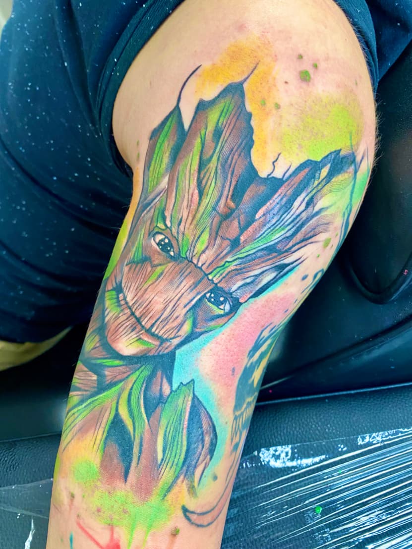 Tattoo work by Veronika Hornova