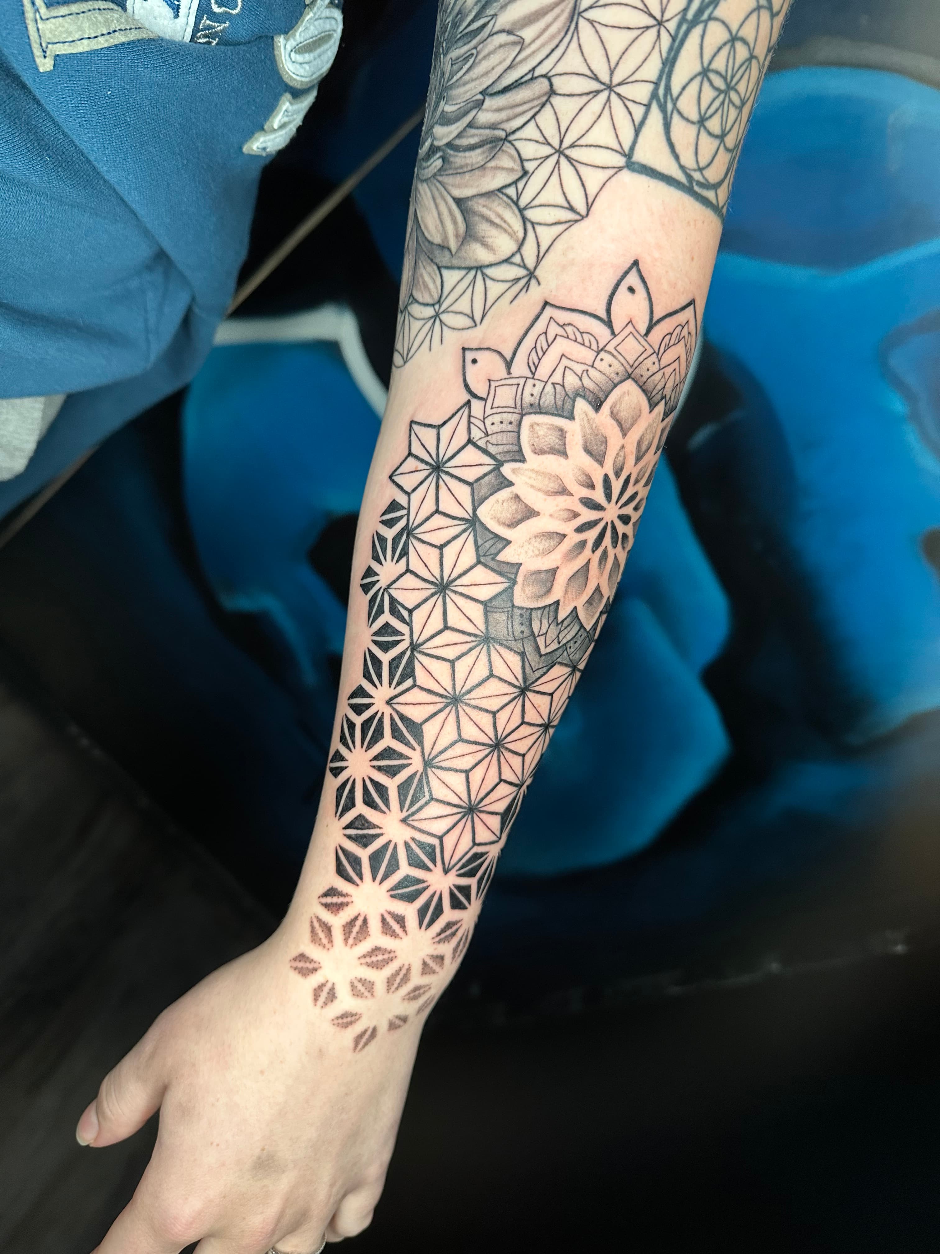 Tattoo work by Andrew Lualemana