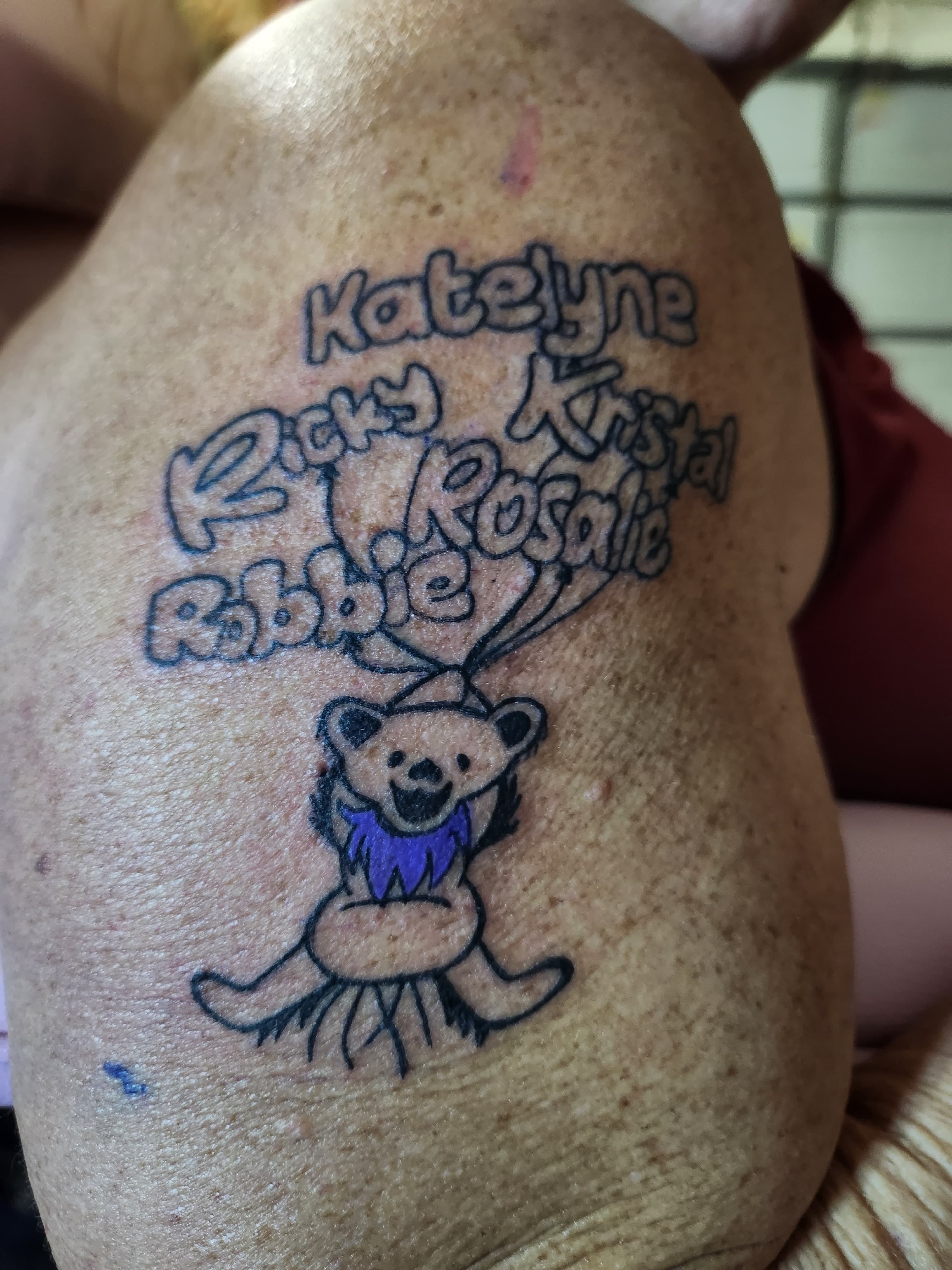 Tattoo work by Maxine Miles