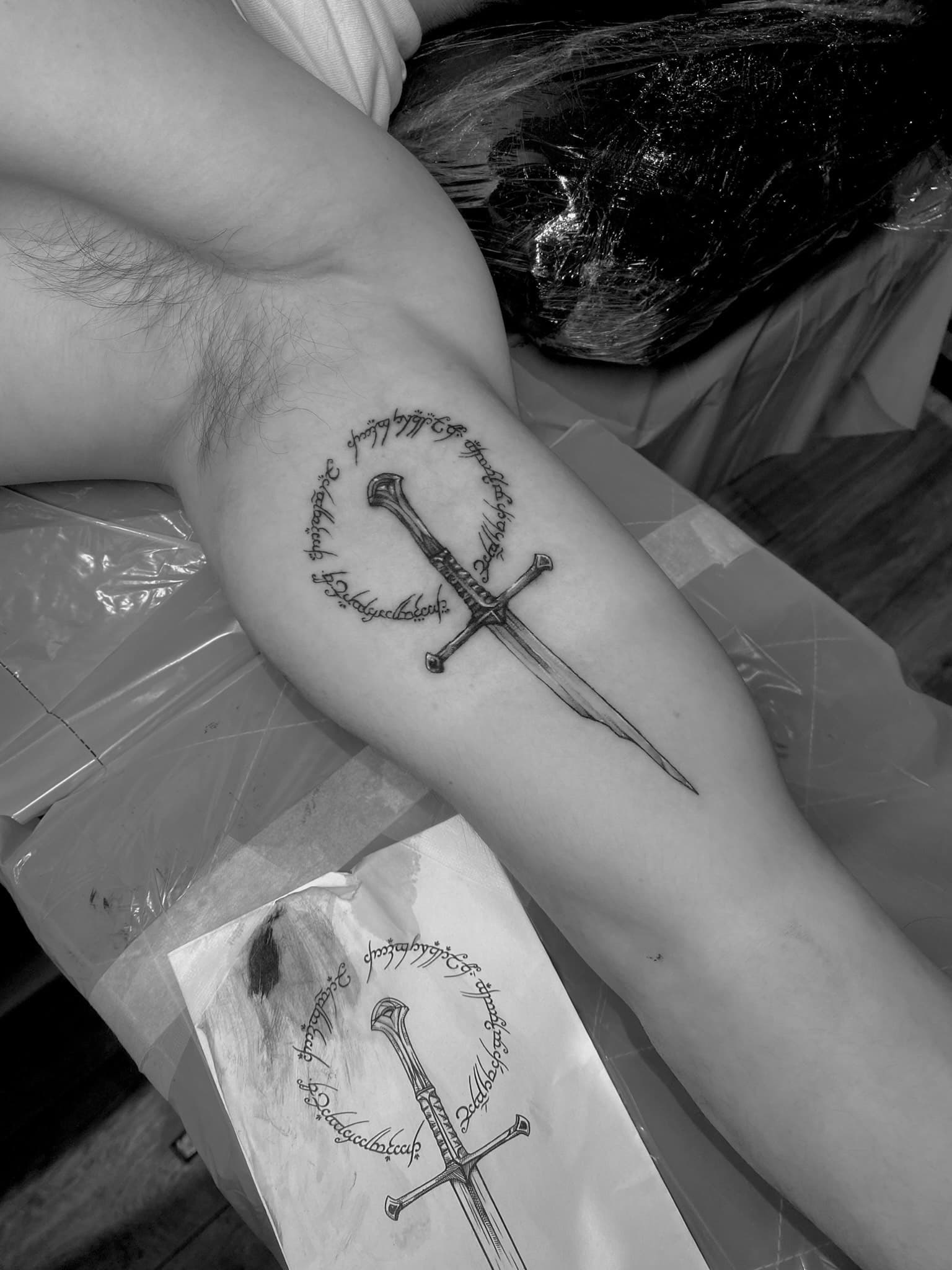 Tattoo work by Frankie Brown