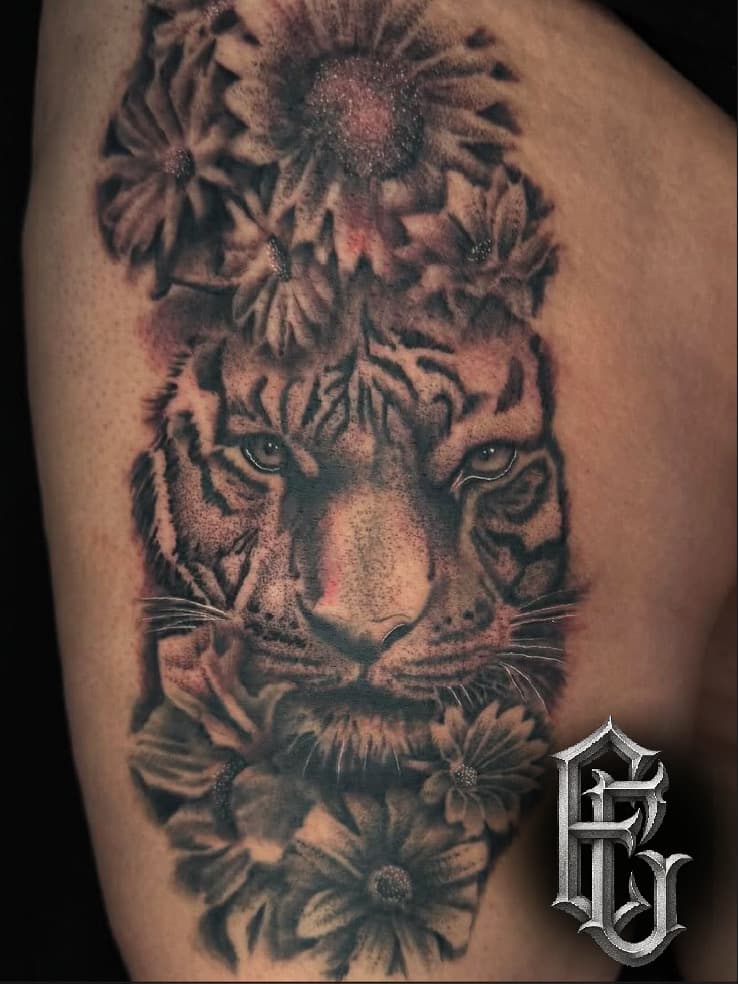 Tattoo work by