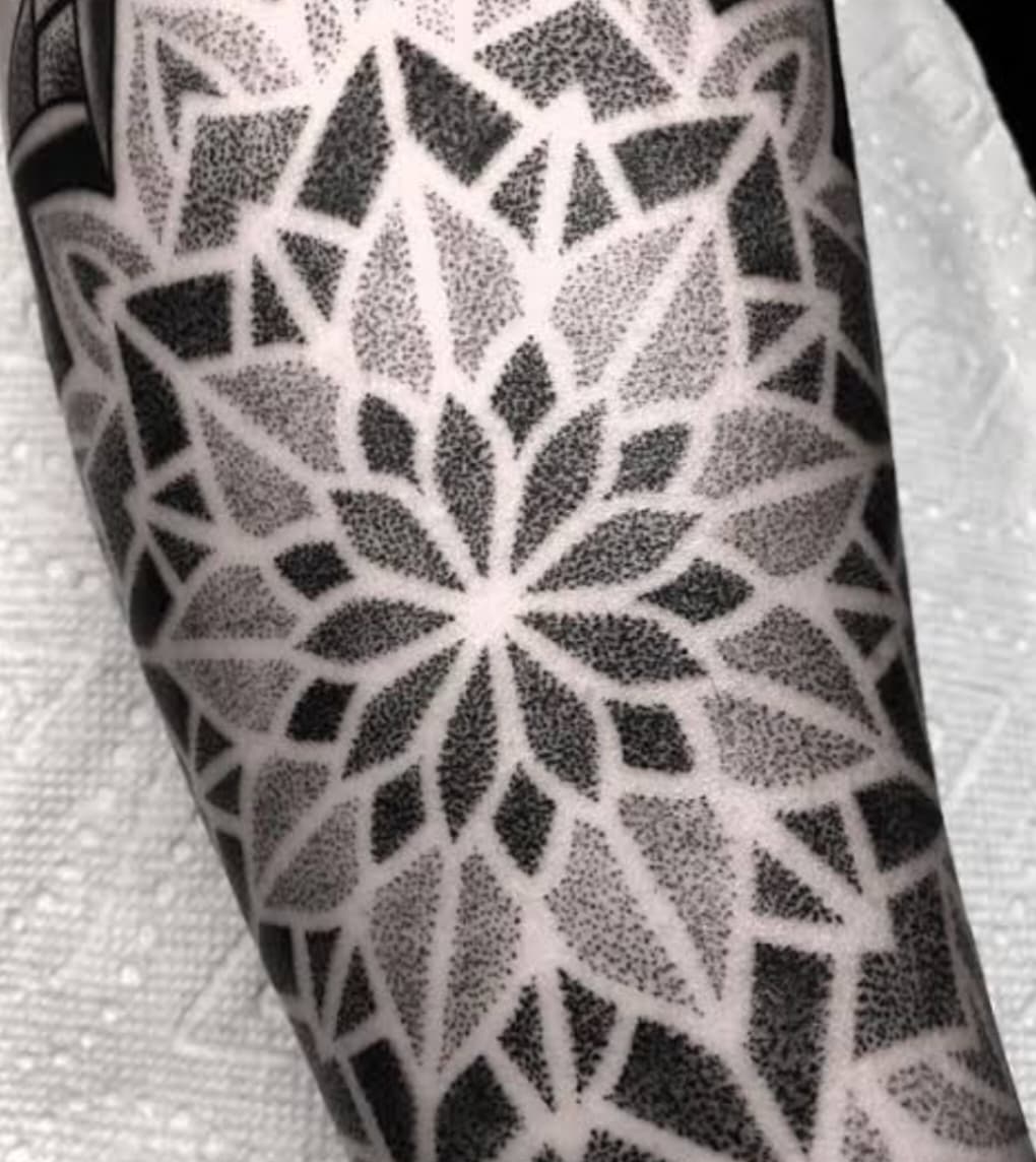 Tattoo work by