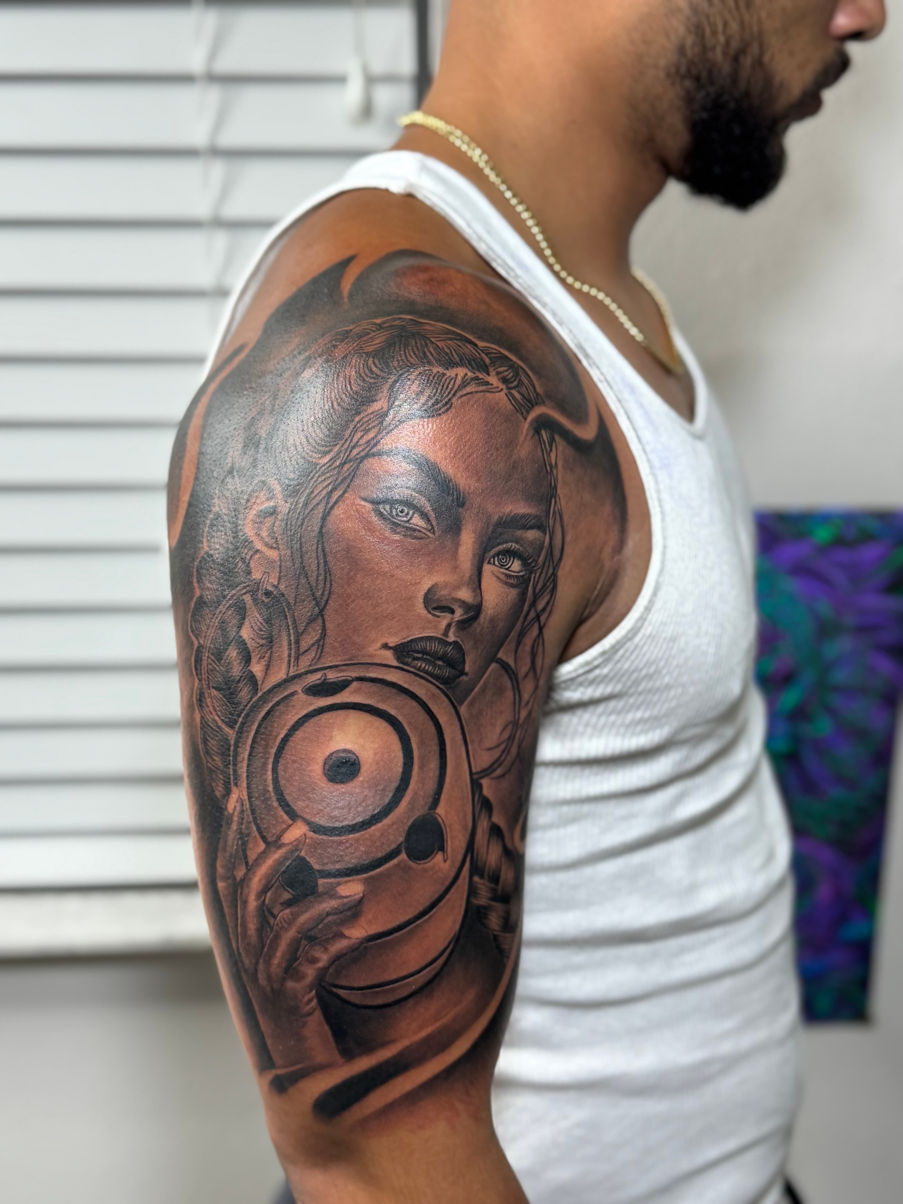 Tattoo work by Jamar Young