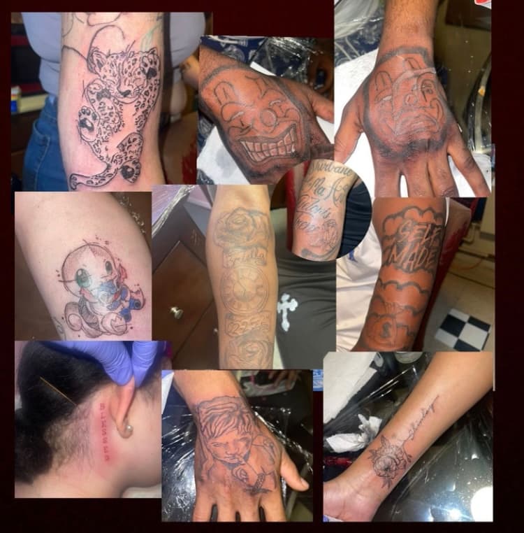 Tattoo work by Shantelle Burrus