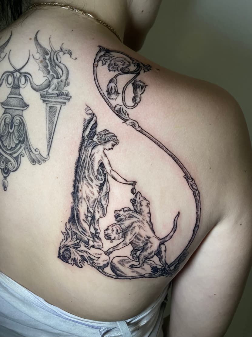 Tattoo work by Francesco Mush