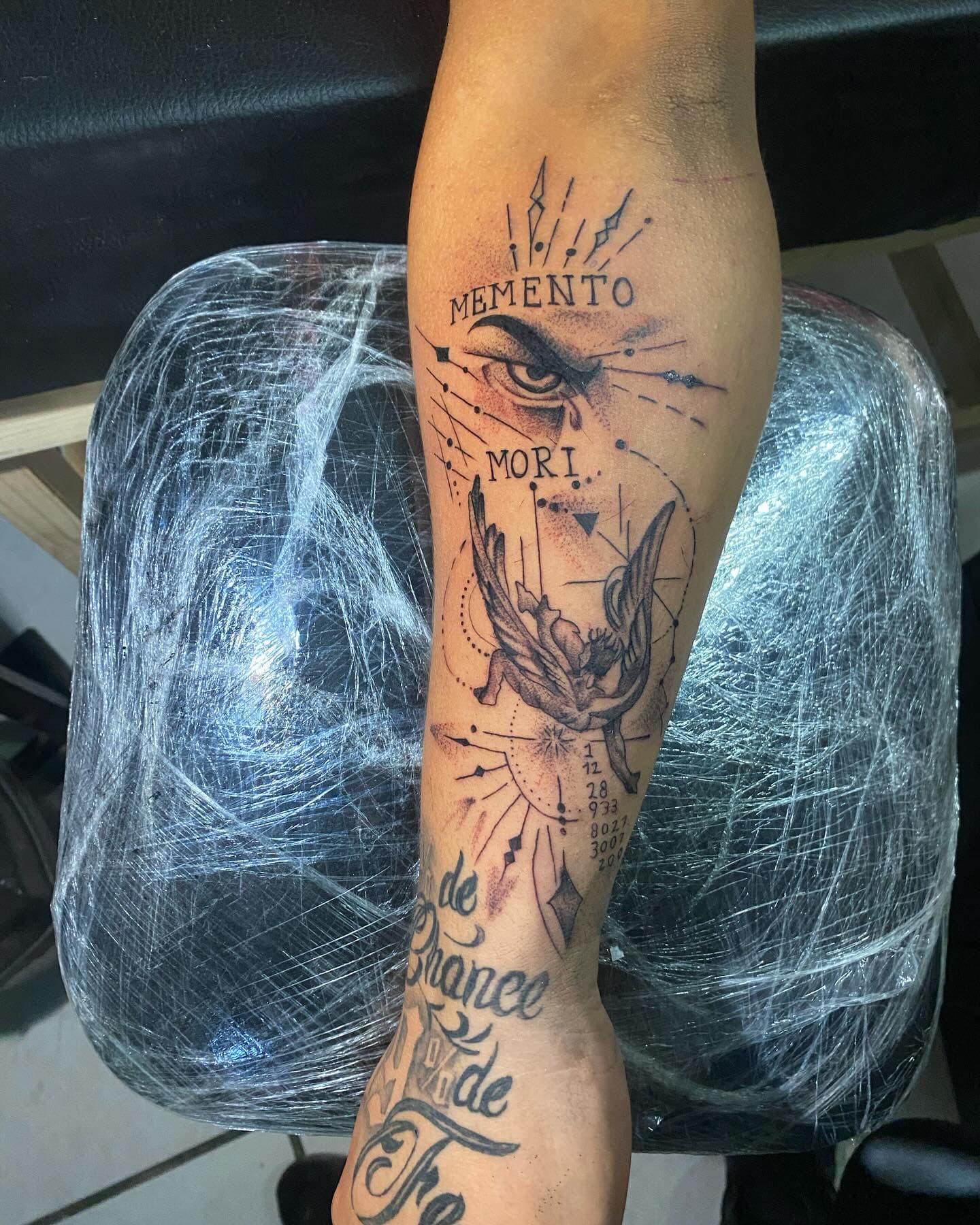 Tattoo work by Jordy González