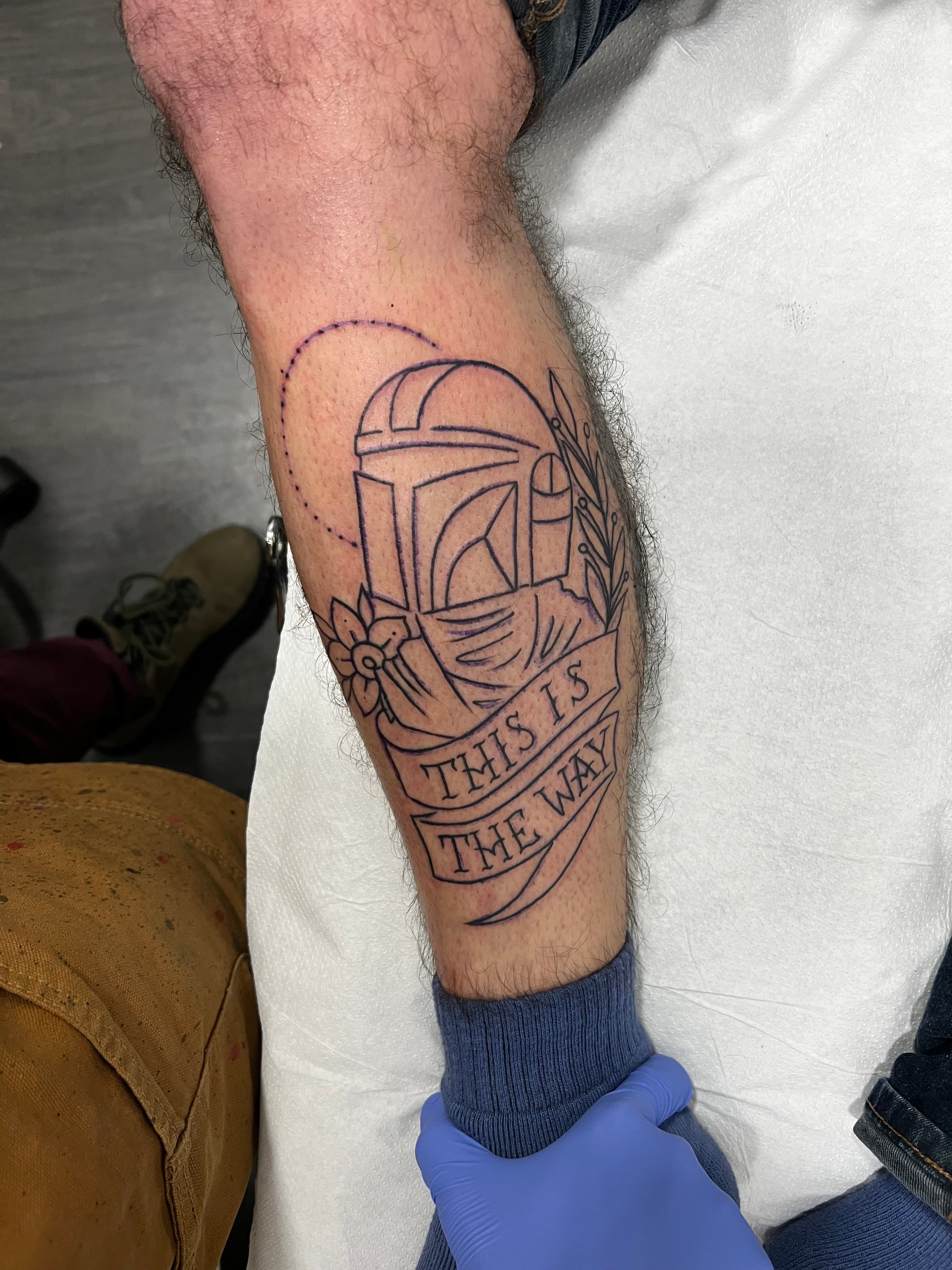 Tattoo work by Jonathan López