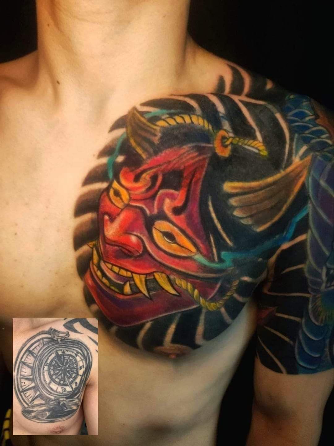 Tattoo work by Allan Guariño