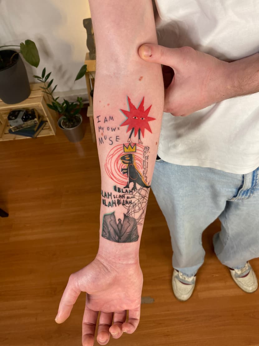 Tattoo work by Evelina Enache