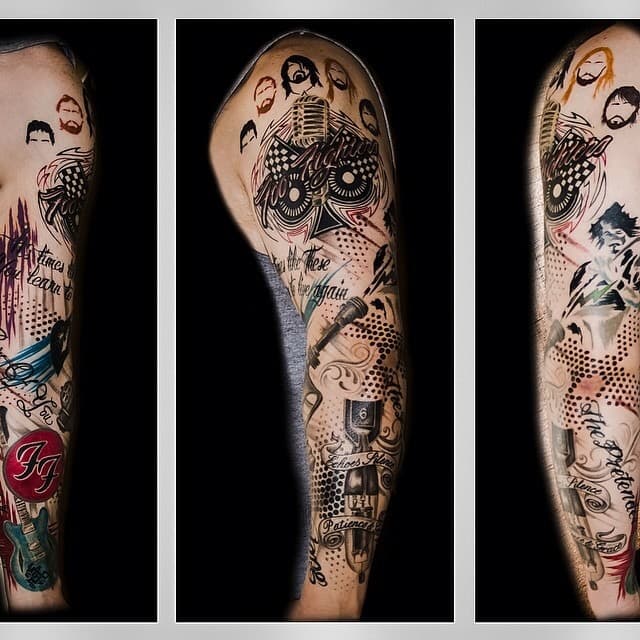 Tattoo work by