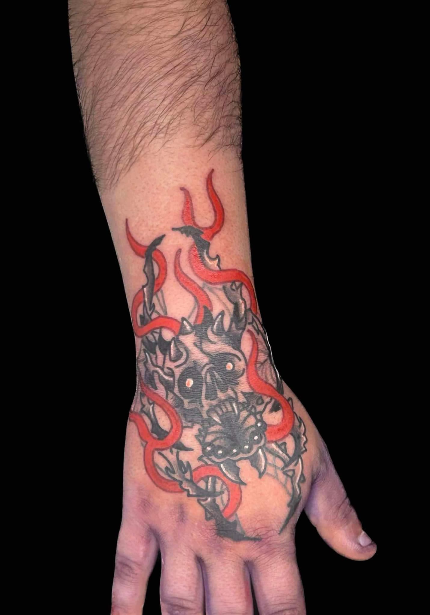 Tattoo work by Courtney Pierre