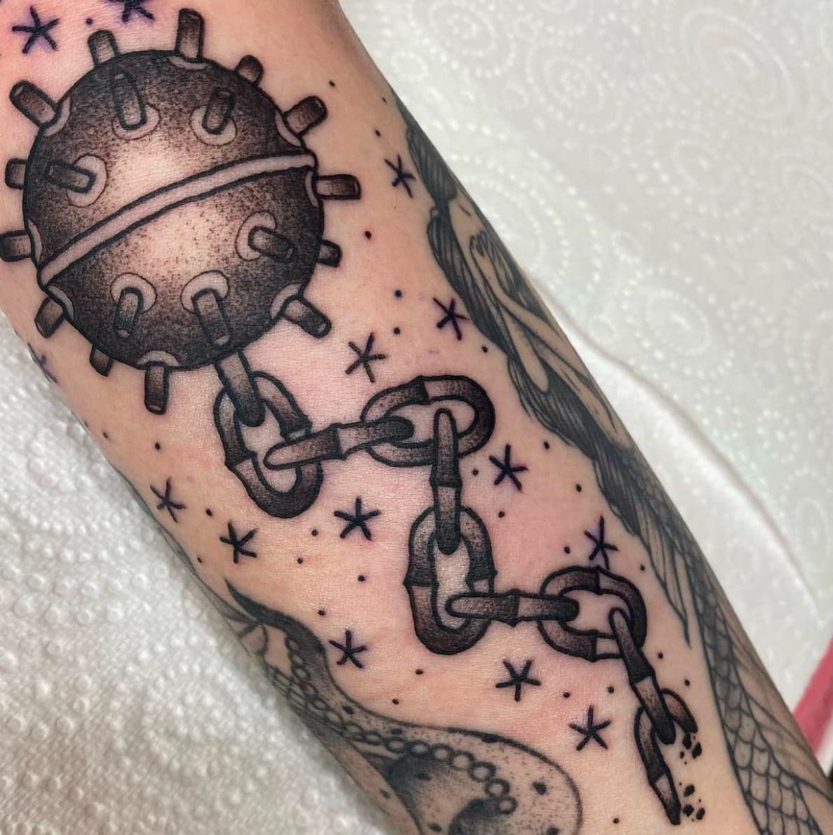 Tattoo work by
